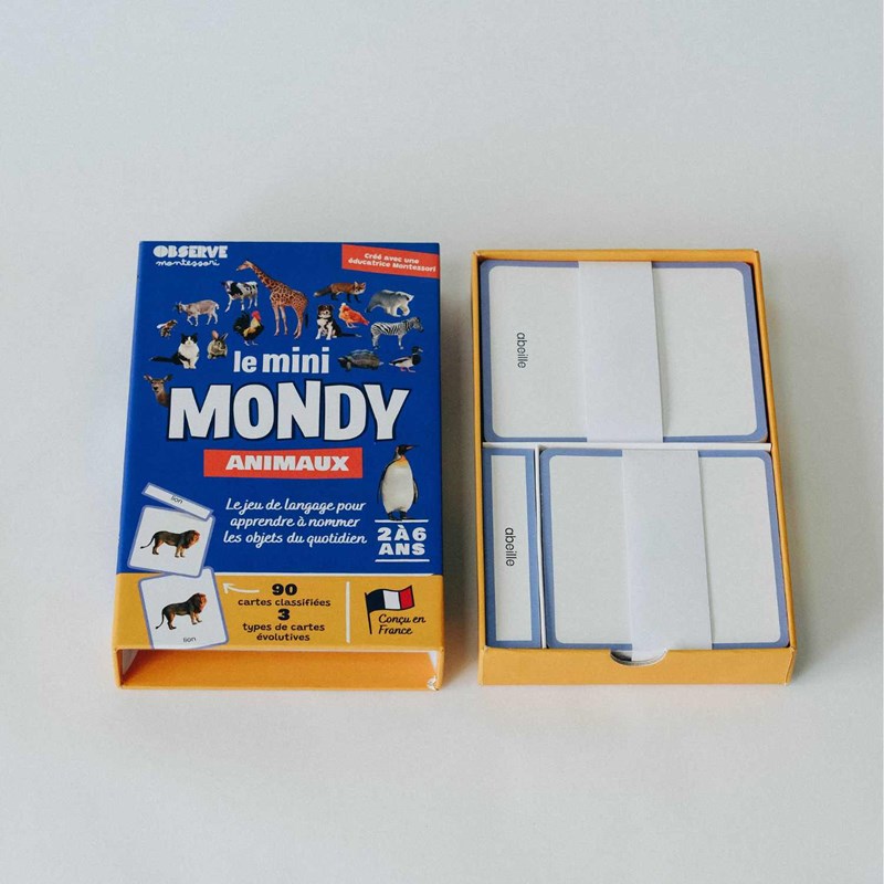 Mini-mondy, jeu de langage et lecture (Observe Montessori) - Image 4