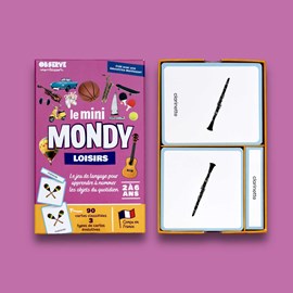 Mini-mondy - 90 cartes loisirs - langage