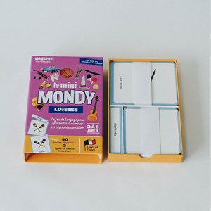 Mini-mondy - 90 cartes loisirs - langage