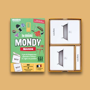 Mini-mondy - 90 cartes maison - langage