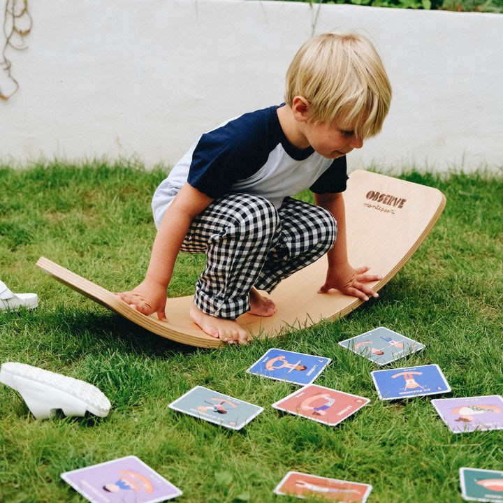 Coffret de 10 cartes de yoga (Observe Montessori) - Image 2