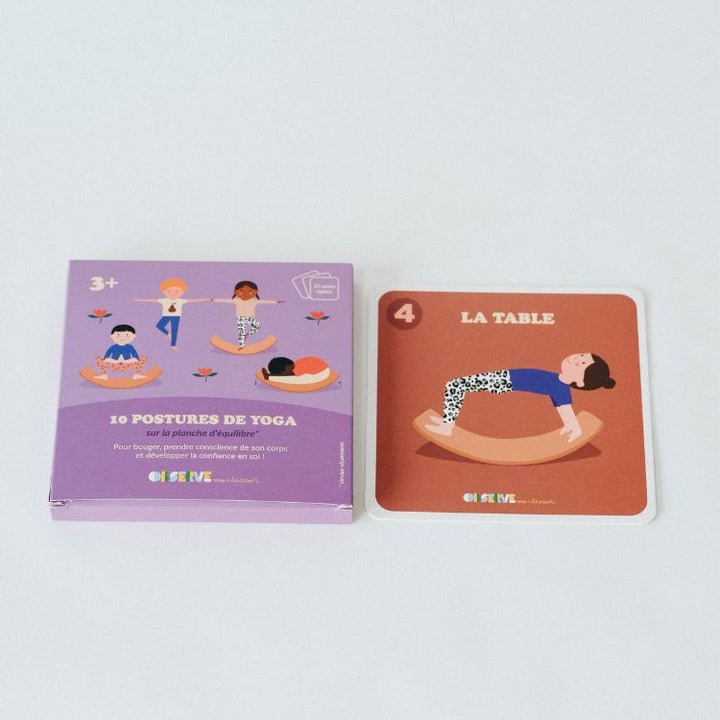 Coffret de 10 cartes de yoga (Observe Montessori) - Image 3
