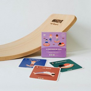 Coffret de 10 cartes de yoga