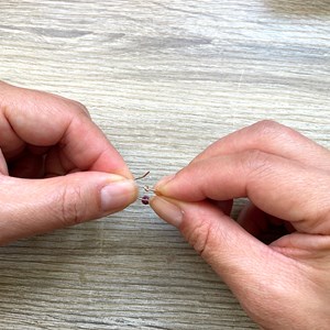 Créoles avril cristal de roche plaqué or