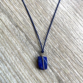 Collier lapis lazuli arielle