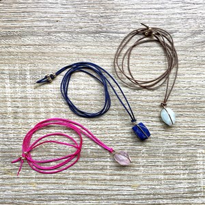 Collier quartz rose arielle