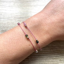Bracelet double tourmaline nora