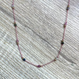 Collier tourmaline ethnique nora