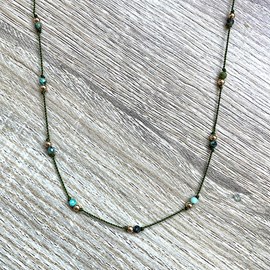 Collier turquoise ethnique nora