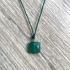 Collier aventurine verte mia