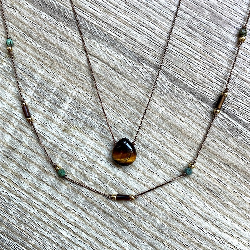 Collier œil de tigre zoé
