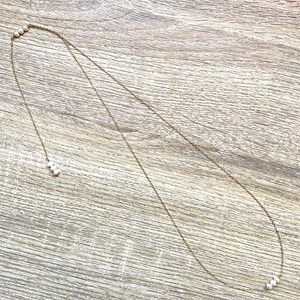 Collier perles mariage dos nu odette