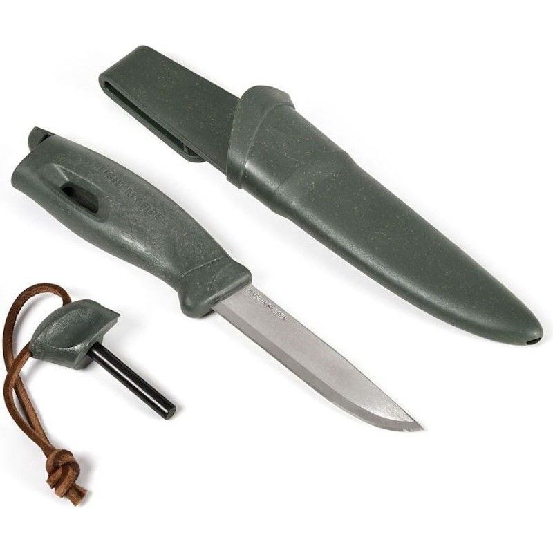Couteau de survie light my fire fireknife bio vert