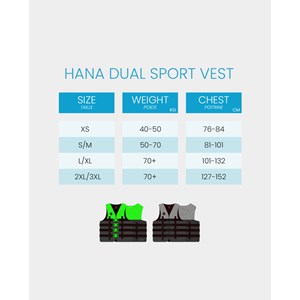 Gilet hana nylon  gris l et xl