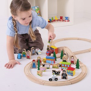 Accessoires de piste en bois