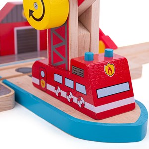 Ensemble ferroviaire de sauvetage en mer