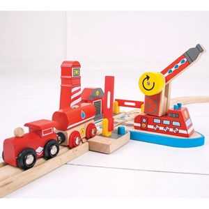 Ensemble ferroviaire de sauvetage en mer