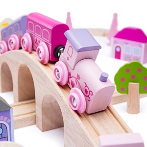 Ensemble de train de la ville des fées