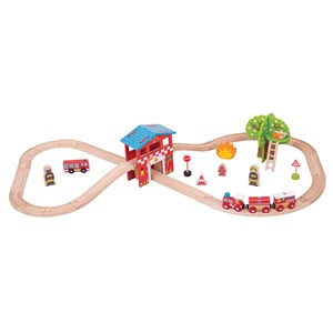 Coffret de train de caserne de pompiers