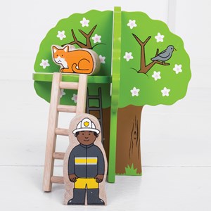 Coffret de train de caserne de pompiers