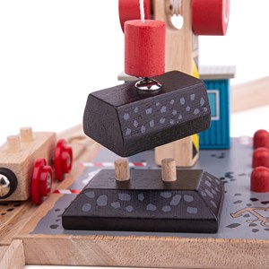 Quais de canal à charbon en bois