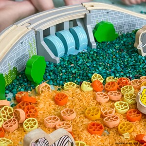 Pont cascade en bois