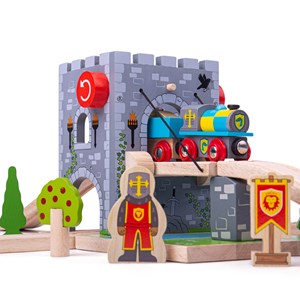 Accessoire ferroviaire à pont-levis