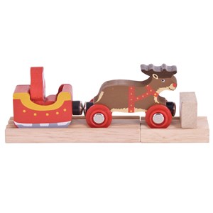 Moteur de train de traîneau du père noël