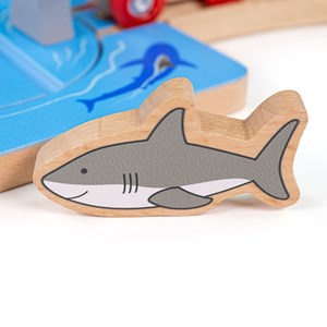 Accessoire de piste d'attaque de requin