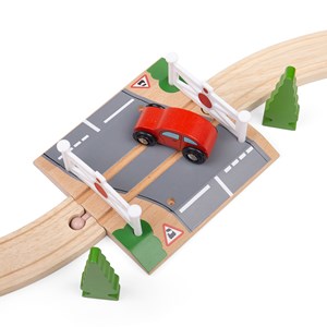 Passage à niveau en bois