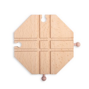 Plaque de passage à niveau en bois