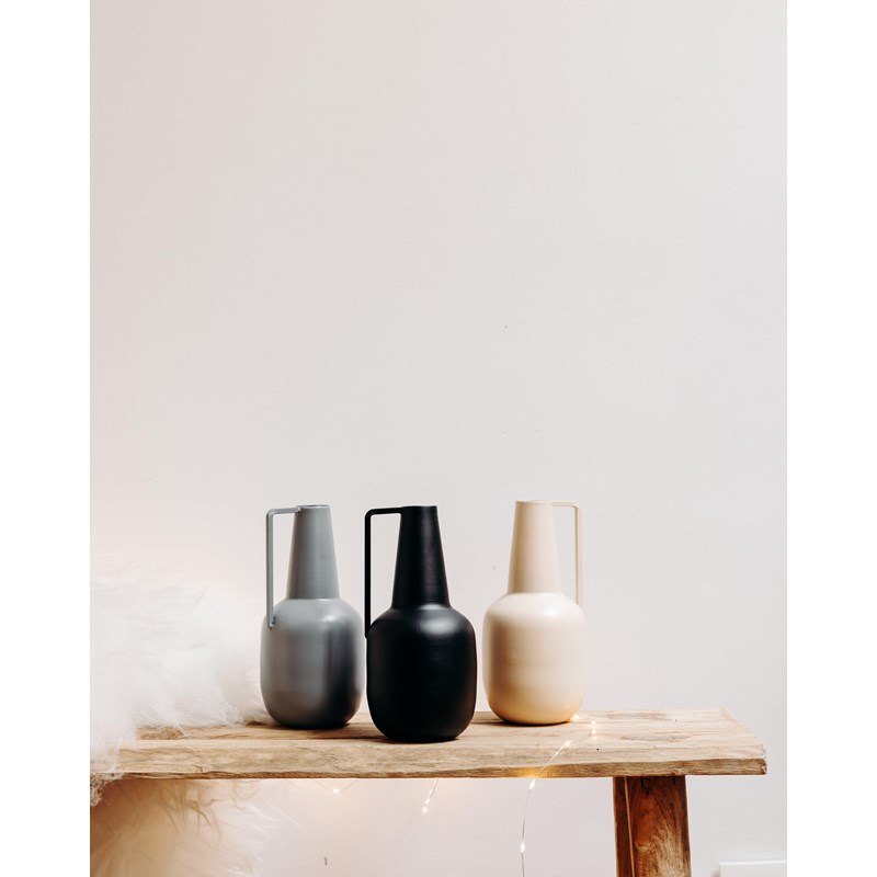 Debongout - Edgar, le grand vase en fer - gris