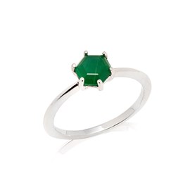 Bague aventurine argent