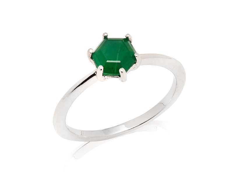 LaMaisonDelAmbre - Bague aventurine argent