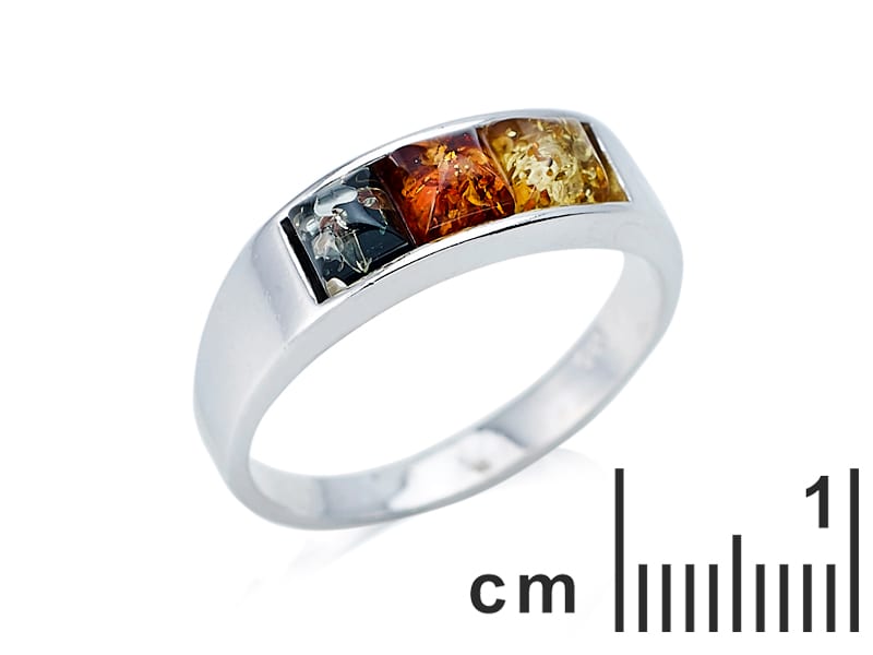 Bague argent ambre (LaMaisonDelAmbre) - Image 1