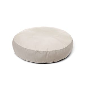 Hvil, coussin rond coton bio sable l