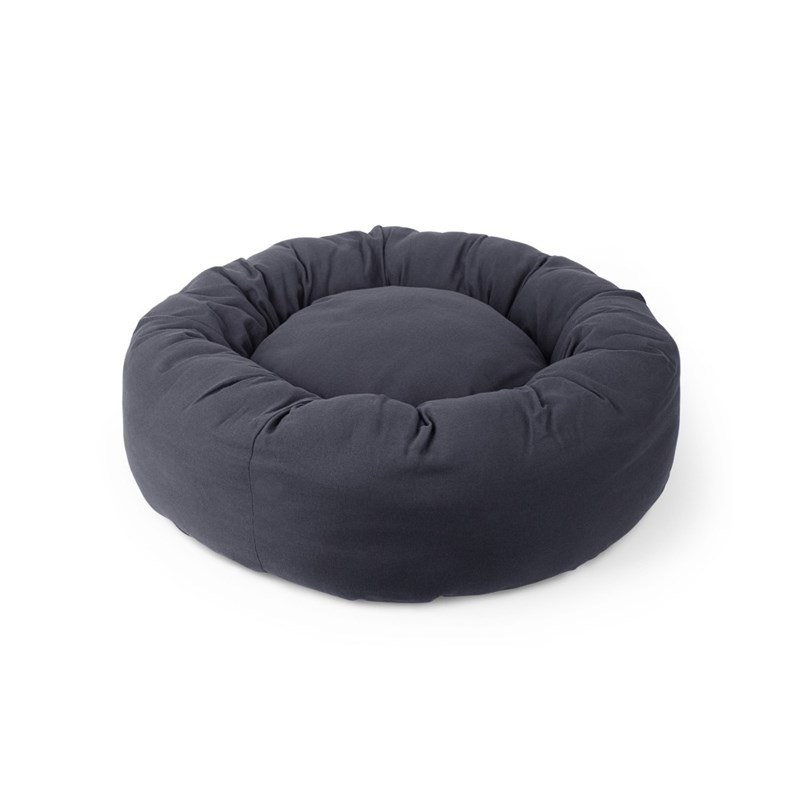 Tadazhi - Hygge, coussin rond coton bio gris m