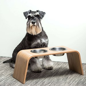 Gero, gamelle surélevée en bois chêne m