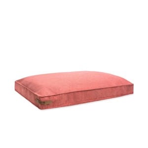 Kaha, coussin pour chien tissu corail m