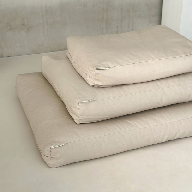 Studio Animaux - Star, coussin chien déhoussable crème l