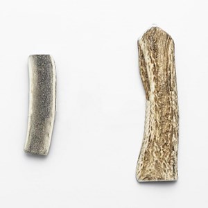 Jaja, bois de cerf naturel fendu m