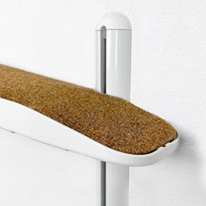 Moon, arbre chat mural métal blanc beige