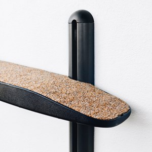 Moon +, arbre à chat mural 4 métal noir