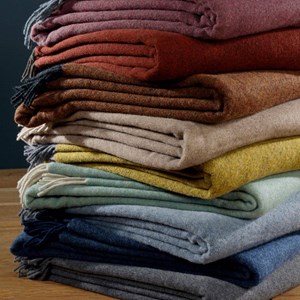 Plaid laine et cachemire 130 x 170 cm