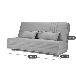 Banquette clic-clac genay bleu marine