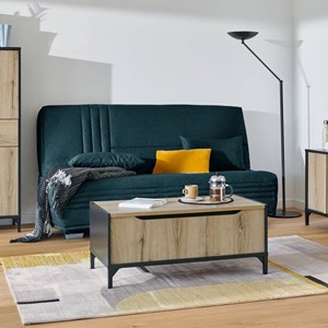 Banquette clic-clac genay bleu marine