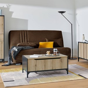 Banquette clic-clac genay ebène