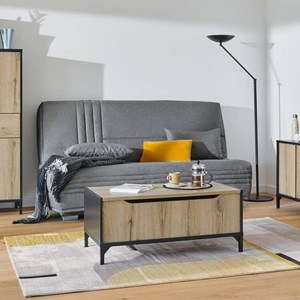 Banquette clic-clac genay gris foncé