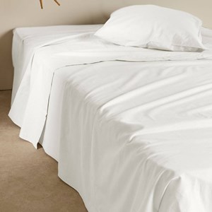 Drap plat coton lin 240 x 300 cm