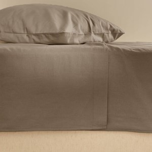 Drap plat coton lin 270 x 300 cm